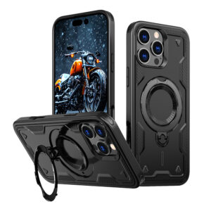 Hybrid Armor Trendy MagSafe tok iPhone 16 Pro készülékhez (fekete)