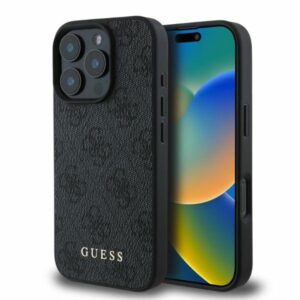 Guess 4G Classic tok iPhone 16 Pro készülékhez (fekete)