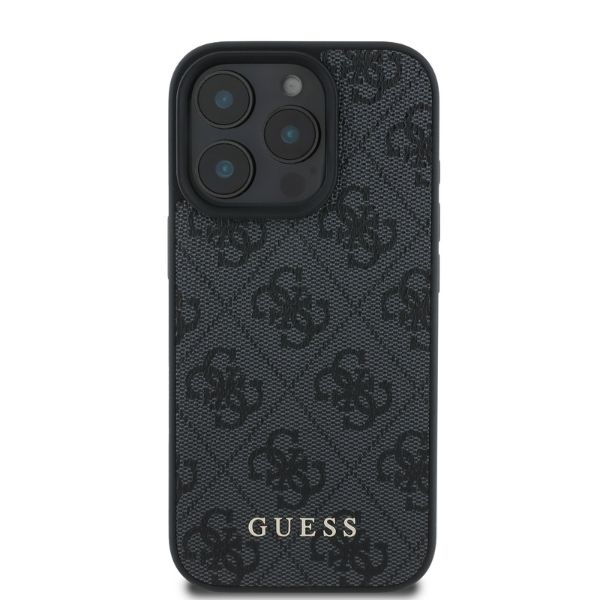 iTok webáruház - Guess Guess 4G Classic tok iPhone 16 Pro készülékhez (fekete) 3 Guess 4G Classic iPhone 16 Pro Case (fekete)
