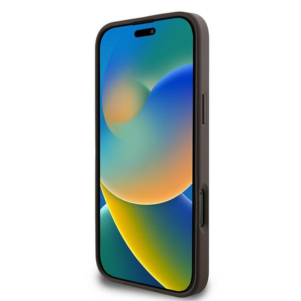 iTok webáruház - Guess Guess 4G Ring Classic Logo MagSafe tok iPhone 16 Pro készülékhez (barna) 5 Guess 4G Ring Classic Logo MagSafe iPhone 16 Pro Case (barna)