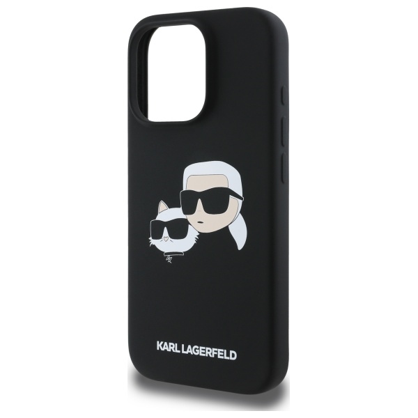 iTok webáruház - Karl Lagerfeld Karl Lagerfeld Silicone Case Heads Print MagSafe tok iPhone 16 Pro készülékhez (fekete) 6 Karl Lagerfeld Silicone Case Heads Print MagSafe for iPhone 16 Pro (fekete)