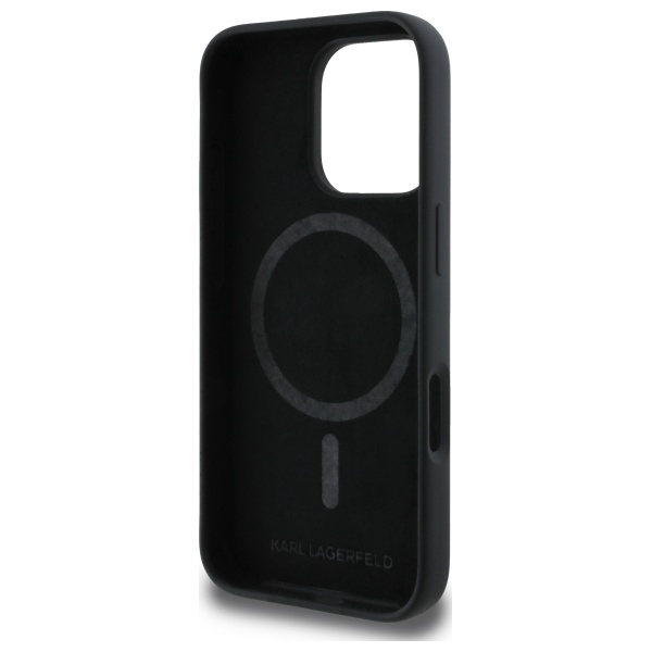 iTok webáruház - Karl Lagerfeld Karl Lagerfeld Silicone Case Heads Print MagSafe tok iPhone 16 Pro készülékhez (fekete) 7 Karl Lagerfeld Silicone Case Heads Print MagSafe for iPhone 16 Pro (fekete)