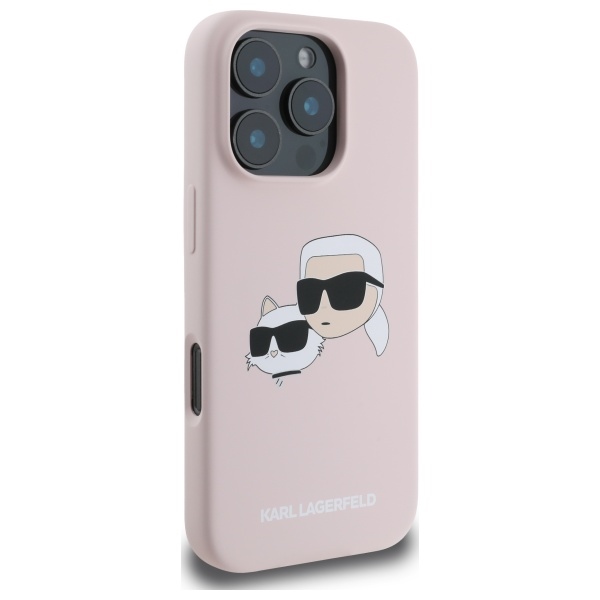 iTok webáruház - Karl Lagerfeld Karl Lagerfeld Silicone Nauble Heads Print MagSafe tok iPhone 16 Pro (rózsaszín) 4 Karl Lagerfeld Silicone Nauble Heads Print MagSafe Case for iPhone 16 Pro (rózsaszín)