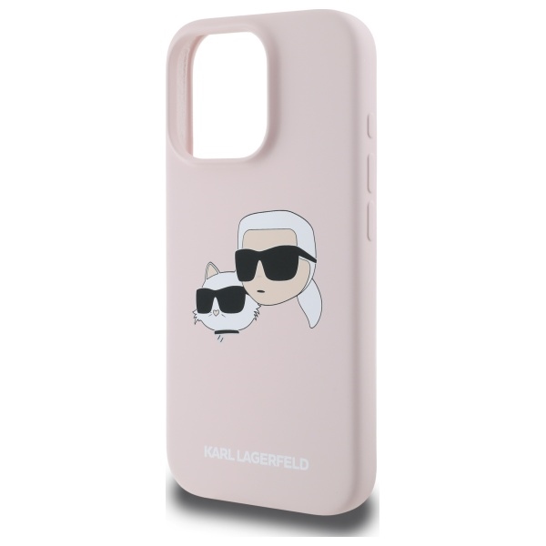 iTok webáruház - Karl Lagerfeld Karl Lagerfeld Silicone Nauble Heads Print MagSafe tok iPhone 16 Pro (rózsaszín) 6 Karl Lagerfeld Silicone Nauble Heads Print MagSafe Case for iPhone 16 Pro (rózsaszín)
