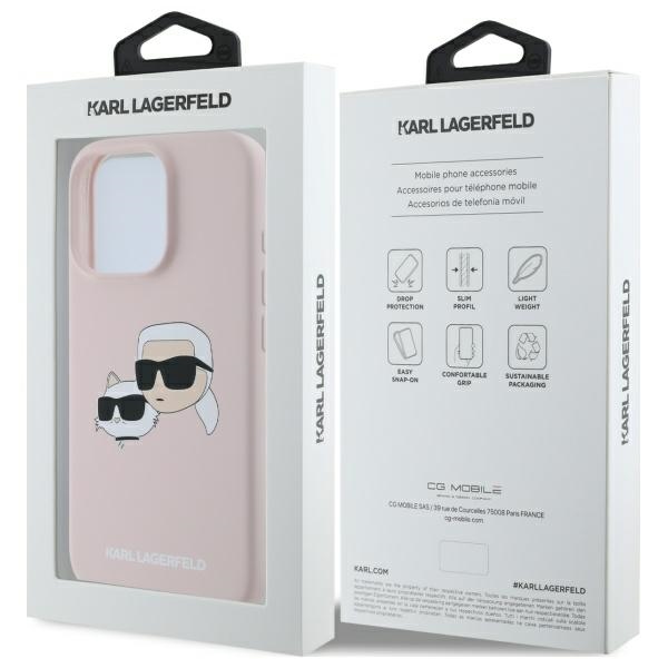 iTok webáruház - Karl Lagerfeld Karl Lagerfeld Silicone Nauble Heads Print MagSafe tok iPhone 16 Pro (rózsaszín) 8 Karl Lagerfeld Silicone Nauble Heads Print MagSafe Case for iPhone 16 Pro (rózsaszín)