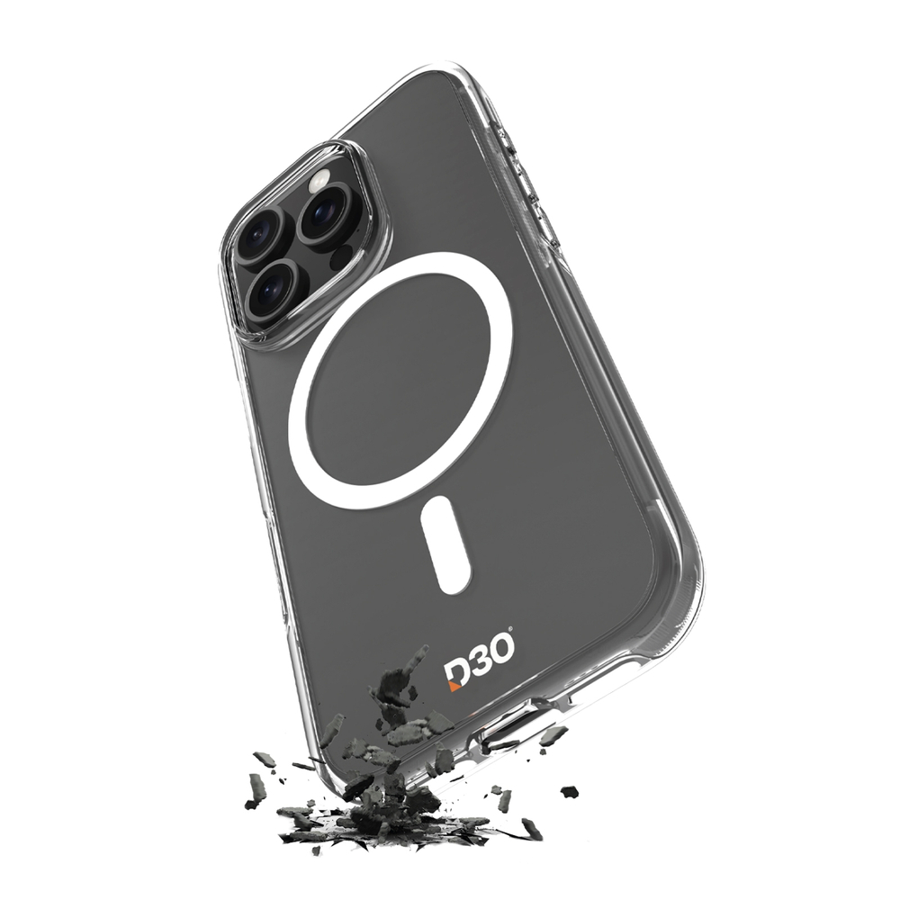 iTok webáruház - Puro Puro Impact Clear D3O MagSafe szilikon tok iPhone 16 Pro készülékhez (átlátszó) 1 Puro Impact Clear D3O MagSafe Silicone Case for iPhone 16 Pro (átlátszó)