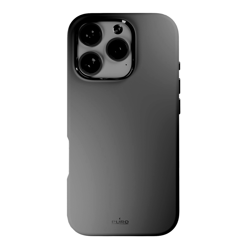 iTok webáruház - Puro Puro Icon Mag Pro MagSafe tok iPhone 16 Pro készülékhez (sötétszürke) 4 Puro Icon Mag Pro MagSafe Silicone Case for iPhone 16 Pro (sötétszürke)