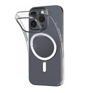 Puro 03 Mag MagSafe tok iPhone 16 Pro készülékhez (átlátszó)