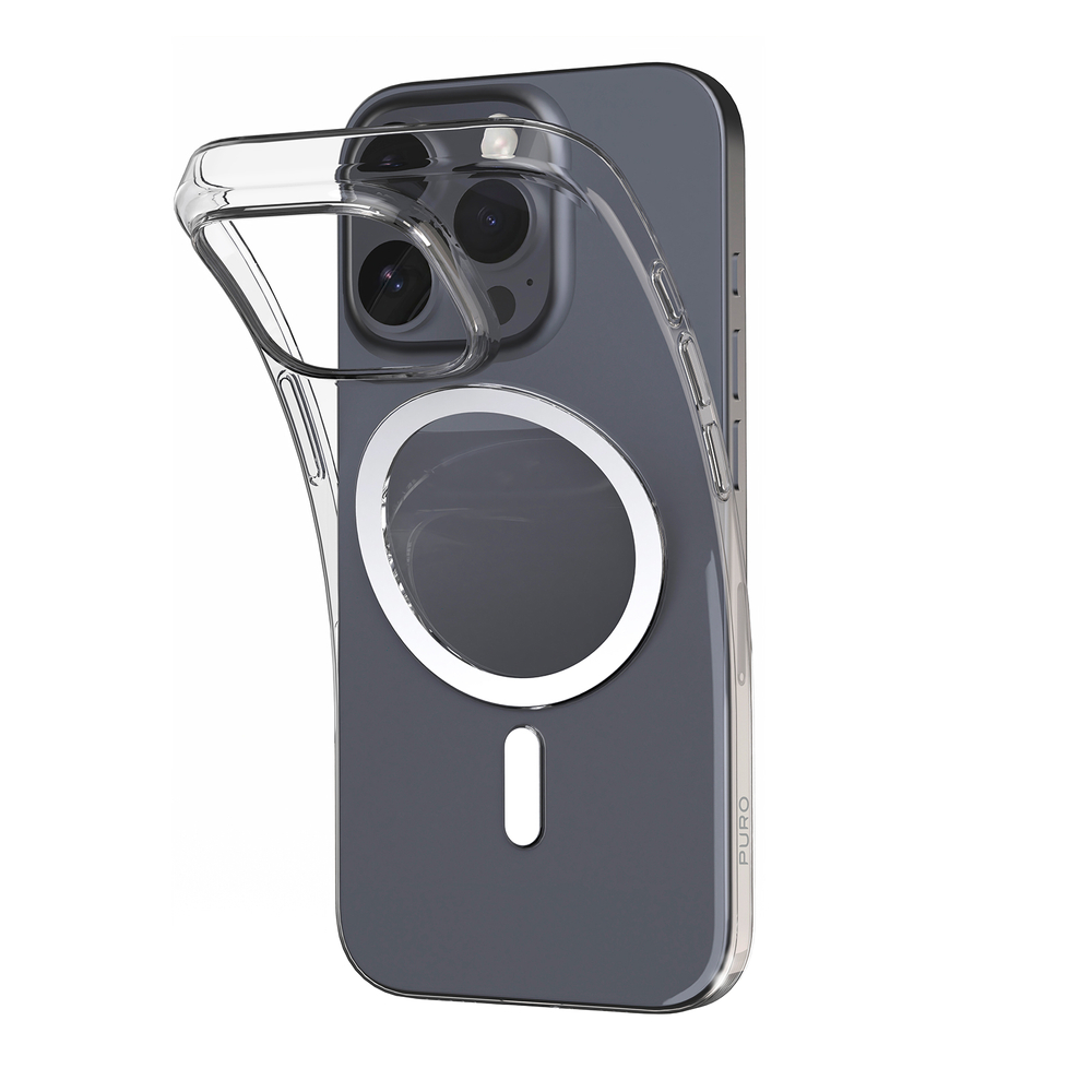 iTok webáruház - Puro Puro 03 Mag MagSafe tok iPhone 16 Pro készülékhez (átlátszó) 1 Puro 03 Mag MagSafe Silicone Case for iPhone 16 Pro (átlátszó)