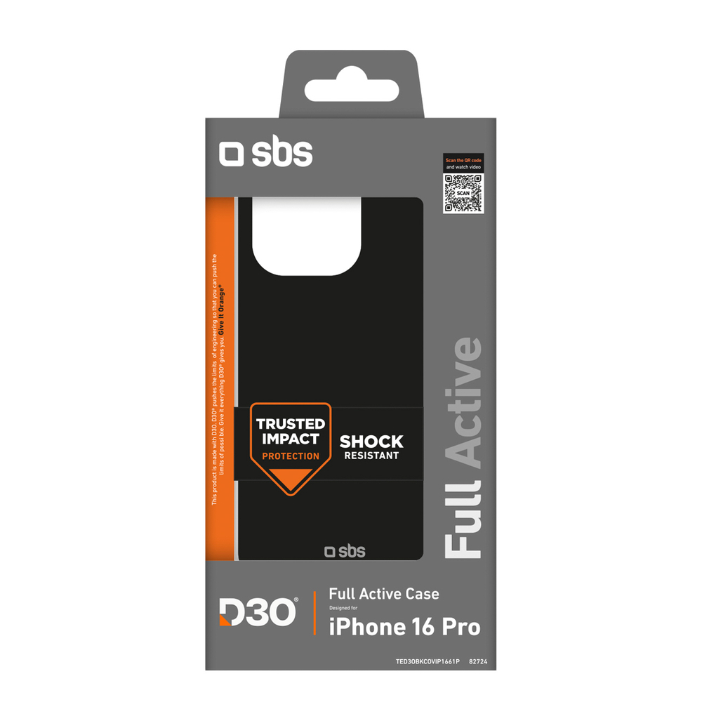 iTok webáruház - SBS SBS Full Active D3O tok iPhone 16 Pro készülékhez (fekete) 2 SBS Full Active D3O Case for iPhone 16 Pro (fekete)