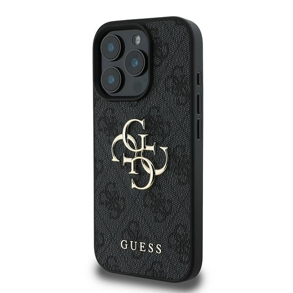 iTok webáruház - Guess Guess 4G Big Logo tok iPhone 16 Pro készülékhez (fekete) 2 Guess 4G Big Logo Case for iPhone 16 Pro (fekete)