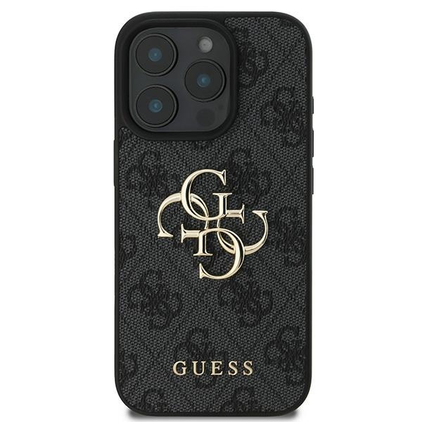 iTok webáruház - Guess Guess 4G Big Logo tok iPhone 16 Pro készülékhez (fekete) 3 Guess 4G Big Logo Case for iPhone 16 Pro (fekete)