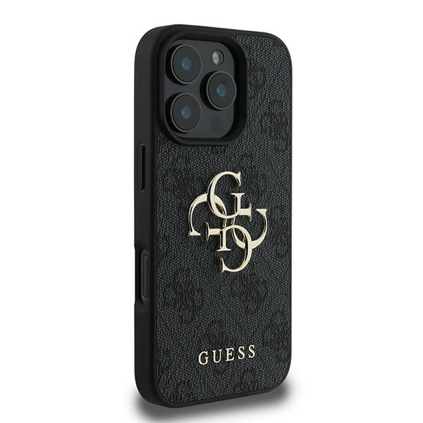 iTok webáruház - Guess Guess 4G Big Logo tok iPhone 16 Pro készülékhez (fekete) 4 Guess 4G Big Logo Case for iPhone 16 Pro (fekete)