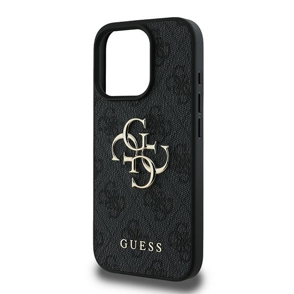 iTok webáruház - Guess Guess 4G Big Logo tok iPhone 16 Pro készülékhez (fekete) 6 Guess 4G Big Logo Case for iPhone 16 Pro (fekete)