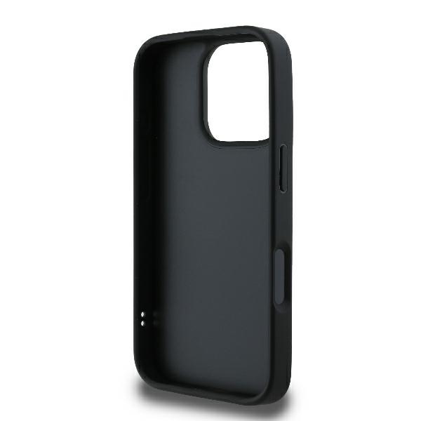 iTok webáruház - Guess Guess Quilted Metal Logo tok iPhone 16 Pro készülékhez (fekete) 7 Guess Quilted Metal Logo iPhone 16 Pro Case (fekete)