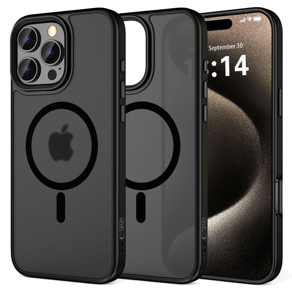 iTok webáruház - Tech-Protect Tech-Protect MagMat MagSafe iPhone 16 Pro tok (fekete) 1 Tech-Protect MagMat MagSafe iPhone 16 Pro Case (fekete)