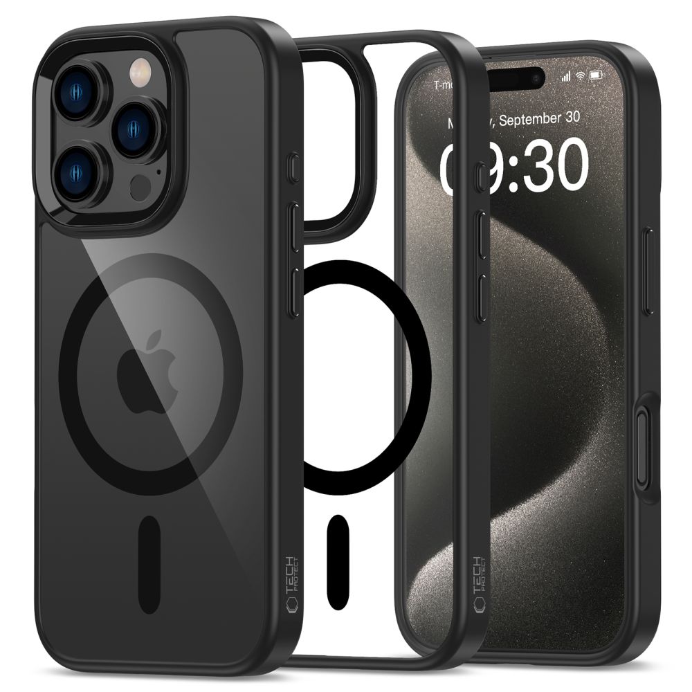 iTok webáruház - Tech-Protect Tech-Protect MagMat MagSafe tok iPhone 16 Pro készülékhez (átlátszó) 1 Tech-Protect MagMat MagSafe iPhone 16 Pro Case (átlátszó)
