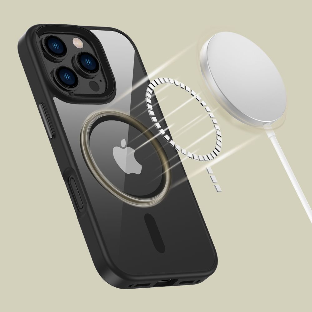 iTok webáruház - Tech-Protect Tech-Protect MagMat MagSafe tok iPhone 16 Pro készülékhez (átlátszó) 4 Tech-Protect MagMat MagSafe iPhone 16 Pro Case (átlátszó)