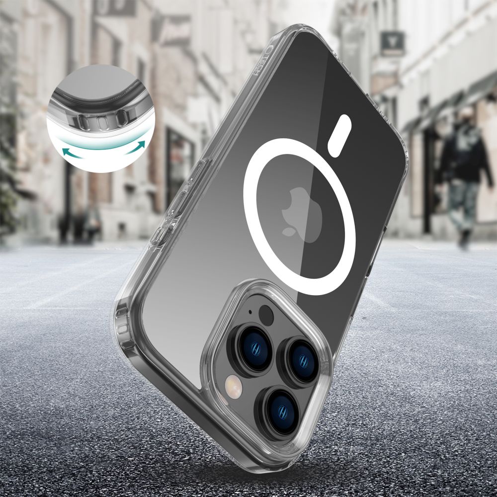 iTok webáruház - Tech-Protect Tech-Protect FlexAir Hybrid MagSafe tok iPhone 16 Pro készülékhez (átlátszó) 2 Tech-Protect FlexAir Hybrid MagSafe Case for iPhone 16 Pro (átlátszó)