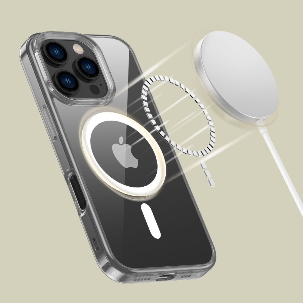iTok webáruház - Tech-Protect Tech-Protect FlexAir Hybrid MagSafe tok iPhone 16 Pro készülékhez (átlátszó) 5 Tech-Protect FlexAir Hybrid MagSafe Case for iPhone 16 Pro (átlátszó)