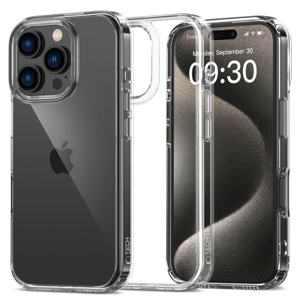 iTok webáruház - Tech-Protect Tech-Protect FlexAir Hybrid tok iPhone 16 Pro készülékhez (átlátszó) 1 Tech-Protect FlexAir Hybrid Case for iPhone 16 Pro (átlátszó)