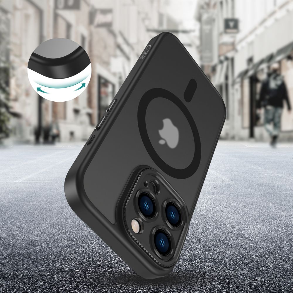 iTok webáruház - Tech-Protect Tech-Protect MagCam tok iPhone 16 Pro készülékhez (félig átlátszó) 2 Tech-Protect MagCam MagSafe iPhone 16 Pro Case (félig átlátszó)