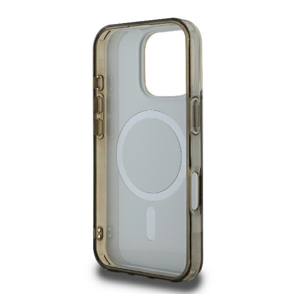 iTok webáruház - Guess Guess IML 4G Background MagSafe tok iPhone 16 Pro készülékhez (barna) 7 Guess IML 4G Background MagSafe iPhone 16 Pro Case (barna)