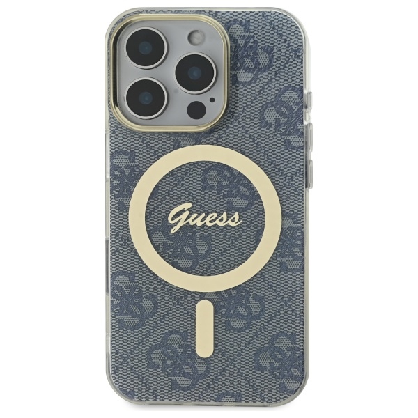 iTok webáruház - Guess Guess IML 4G MagSafe tok iPhone 16 Pro-hoz (kék) 3 Guess IML 4G MagSafe iPhone 16 Pro Case (kék)
