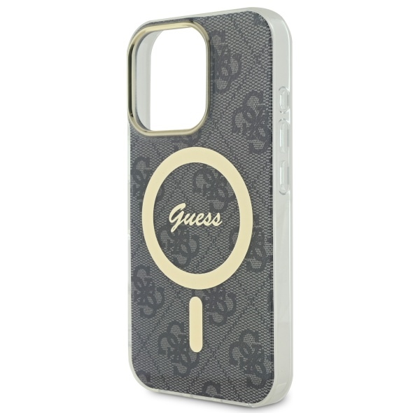 iTok webáruház - Guess Guess IML 4G MagSafe tok iPhone 16 Pro készülékhez (fekete) 6 Guess IML 4G MagSafe iPhone 16 Pro Case (fekete)