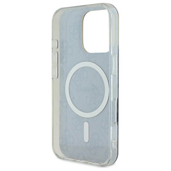 iTok webáruház - Guess Guess IML 4G MagSafe tok iPhone 16 Pro készülékhez (fekete) 7 Guess IML 4G MagSafe iPhone 16 Pro Case (fekete)