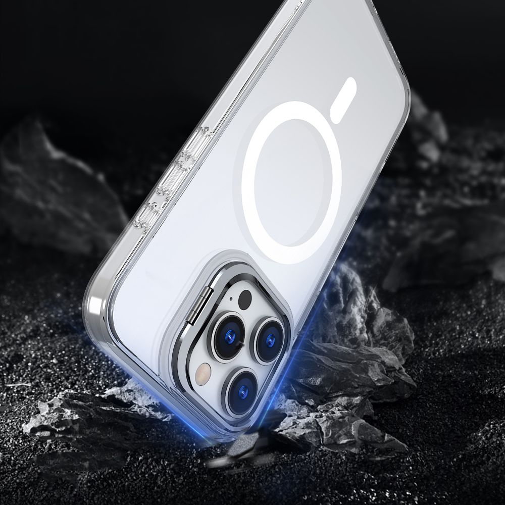 iTok webáruház - Tech-Protect Tech-Protect MagStand MagSafe tok iPhone 16 Pro készülékhez (átlátszó) 5 Tech-Protect MagStand MagSafe Case for iPhone 16 Pro (átlátszó)