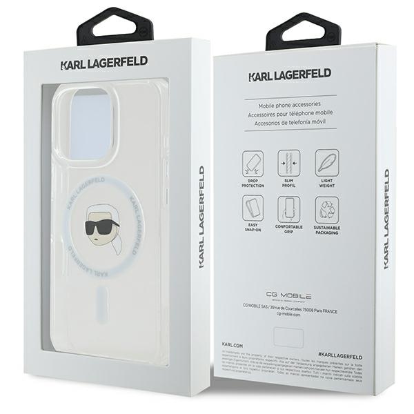 iTok webáruház - Karl Lagerfeld Karl Lagerfeld IML Metal Karl Head MagSafe tok iPhone 16 Pro készülékhez (fehér) 8 Karl Lagerfeld IML Metal Karl Head MagSafe Case for iPhone 16 Pro (fehér)