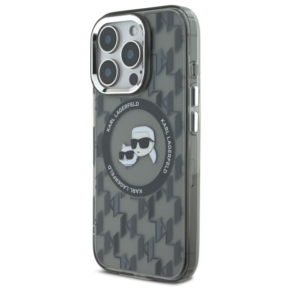 iTok webáruház - Karl Lagerfeld Karl Lagerfeld IML Monogram Karl & Choupette Head MagSafe tok iPhone 16 Pro készülékhez (fekete) 2 Karl Lagerfeld IML Monogram Karl & Choupette Head MagSafe iPhone 16 Pro Case (fekete)