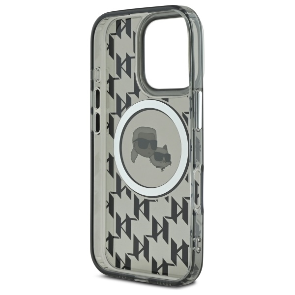iTok webáruház - Karl Lagerfeld Karl Lagerfeld IML Monogram Karl & Choupette Head MagSafe tok iPhone 16 Pro készülékhez (fekete) 7 Karl Lagerfeld IML Monogram Karl & Choupette Head MagSafe iPhone 16 Pro Case (fekete)