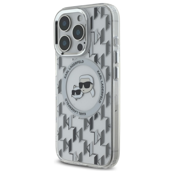 iTok webáruház - Karl Lagerfeld Karl Lagerfeld IML Monogram Karl & Choupette Head MagSafe iPhone 16 Pro tok (átlátszó) 2 Karl Lagerfeld IML Monogram Karl & Choupette Head MagSafe iPhone 16 Pro Case (átlátszó)