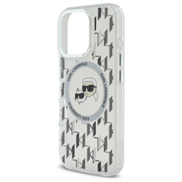 iTok webáruház - Karl Lagerfeld Karl Lagerfeld IML Monogram Karl & Choupette Head MagSafe iPhone 16 Pro tok (átlátszó) 6 Karl Lagerfeld IML Monogram Karl & Choupette Head MagSafe iPhone 16 Pro Case (átlátszó)