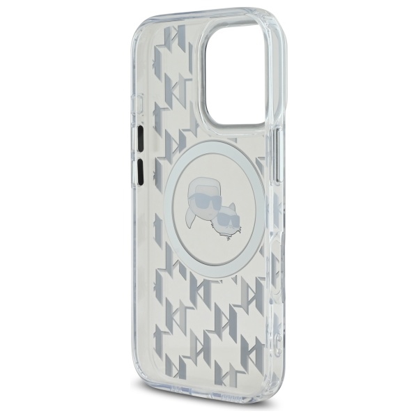 iTok webáruház - Karl Lagerfeld Karl Lagerfeld IML Monogram Karl & Choupette Head MagSafe iPhone 16 Pro tok (átlátszó) 7 Karl Lagerfeld IML Monogram Karl & Choupette Head MagSafe iPhone 16 Pro Case (átlátszó)