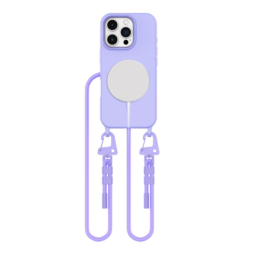 iTok webáruház - Tech-Protect MagNecklace MagSafe Case with Lanyard for iPhone 16 Pro (lila) 1 Tech-Protect MagNecklace MagSafe Case with Lanyard for iPhone 16 Pro (lila)