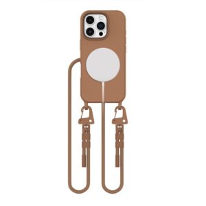 Tech-Protect MagNecklace MagSafe tok iPhone 16 Pro készülékhez (barna)