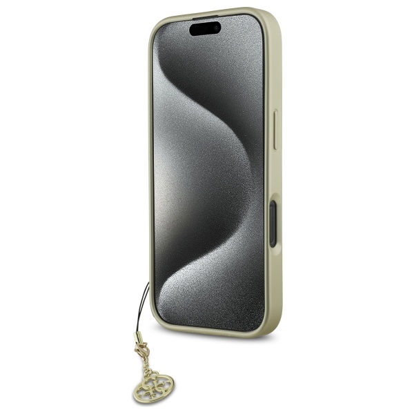 iTok webáruház - Guess Guess 4G Charms Collection tok iPhone 16 Pro készülékhez (fekete) 5 Guess 4G Charms Collection case for iPhone 16 Pro (fekete)