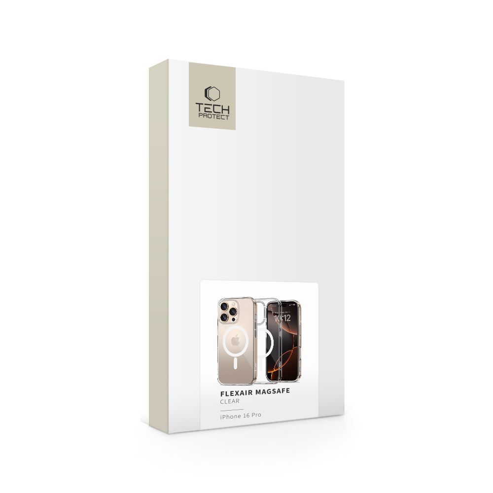 iTok webáruház - Tech-Protect Tech-Protect FlexAir MagSafe tok iPhone 16 Pro készülékhez (átlátszó) 4 Tech-Protect FlexAir MagSafe Case for iPhone 16 Pro (átlátszó)
