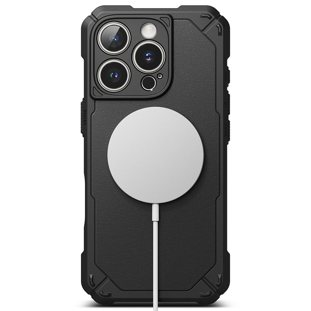 iTok webáruház - Ringke Ringke Rugged Gear MagSafe iPhone 16 Pro tok (fekete) 3 Ringke Rugged Gear MagSafe iPhone 16 Pro Case (fekete)