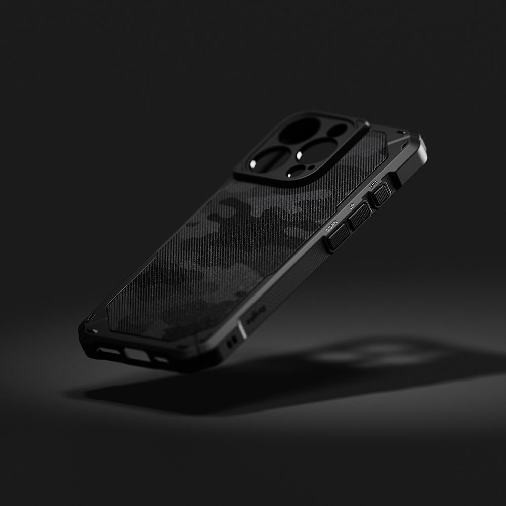 iTok webáruház - Ringke Ringke Rugged Gear MagSafe iPhone 16 Pro tok (fekete) 4 Ringke Rugged Gear MagSafe iPhone 16 Pro Case (fekete)