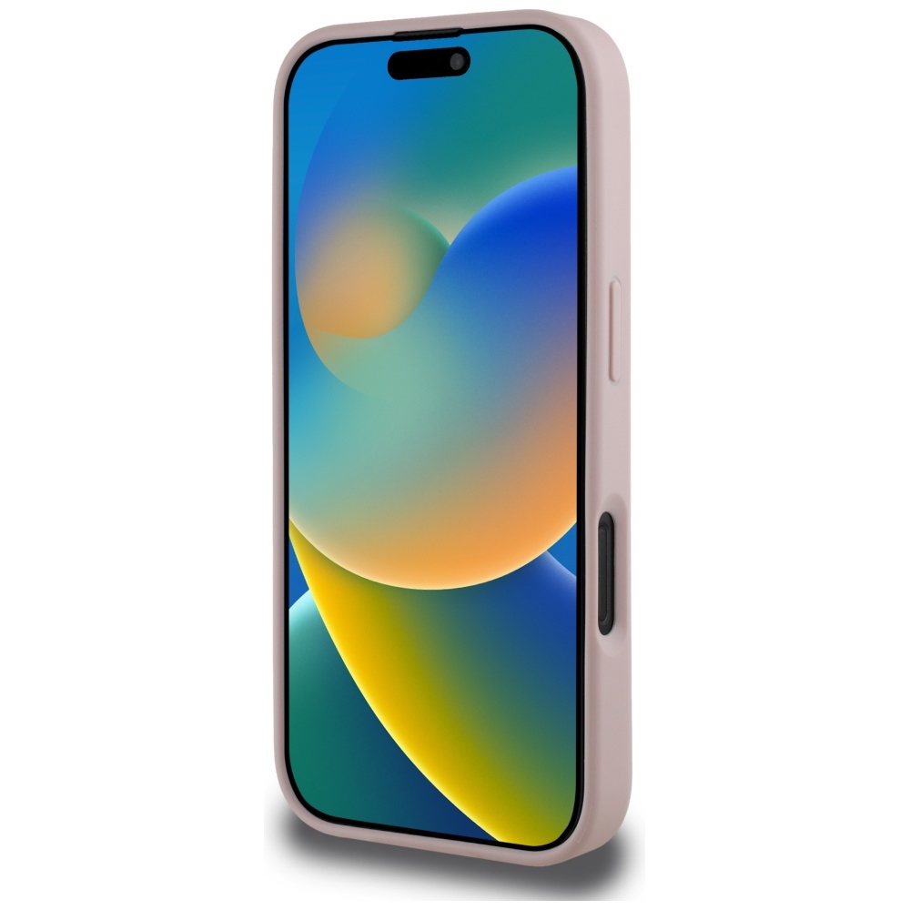 iTok webáruház - Guess Guess Grained Big 4G Logo Small Classic Logo tok iPhone 16 Pro készülékhez (rózsaszín) 5 Guess Grained Big 4G Logo Small Classic Logo Case for iPhone 16 Pro (rózsaszín)