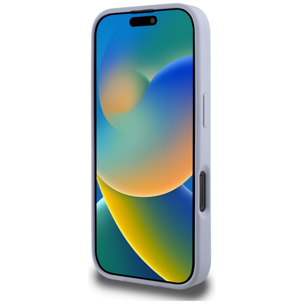 iTok webáruház - Guess Guess Hot Stamp 4G Pattern Triangle Metal Logo tok iPhone 16 Pro készülékhez (lila) 5 Guess Hot Stamp 4G Pattern Triangle Metal Logo iPhone 16 Pro Case (lila)