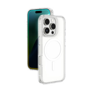 AmazingThing Titan Pro Mag tok mágneses gyűrűvel iPhone 16 Pro készülékhez (átlátszó)