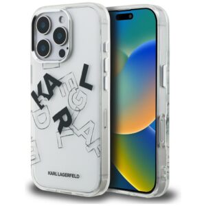 Karl Lagerfeld IML Sketched Graphic tok iPhone 16 Pro készülékhez (átlátszó)