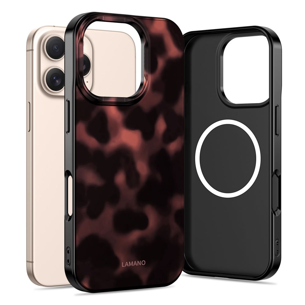 iTok webáruház - Tech-Protect Tech-Protect Lamano MagSafe tok iPhone 16 Pro készülékhez (fekete-piros) 1 Tech-Protect Lamano MagSafe case for iPhone 16 Pro (fekete-piros)