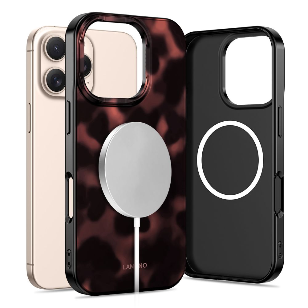 iTok webáruház - Tech-Protect Tech-Protect Lamano MagSafe tok iPhone 16 Pro készülékhez (fekete-piros) 2 Tech-Protect Lamano MagSafe case for iPhone 16 Pro (fekete-piros)