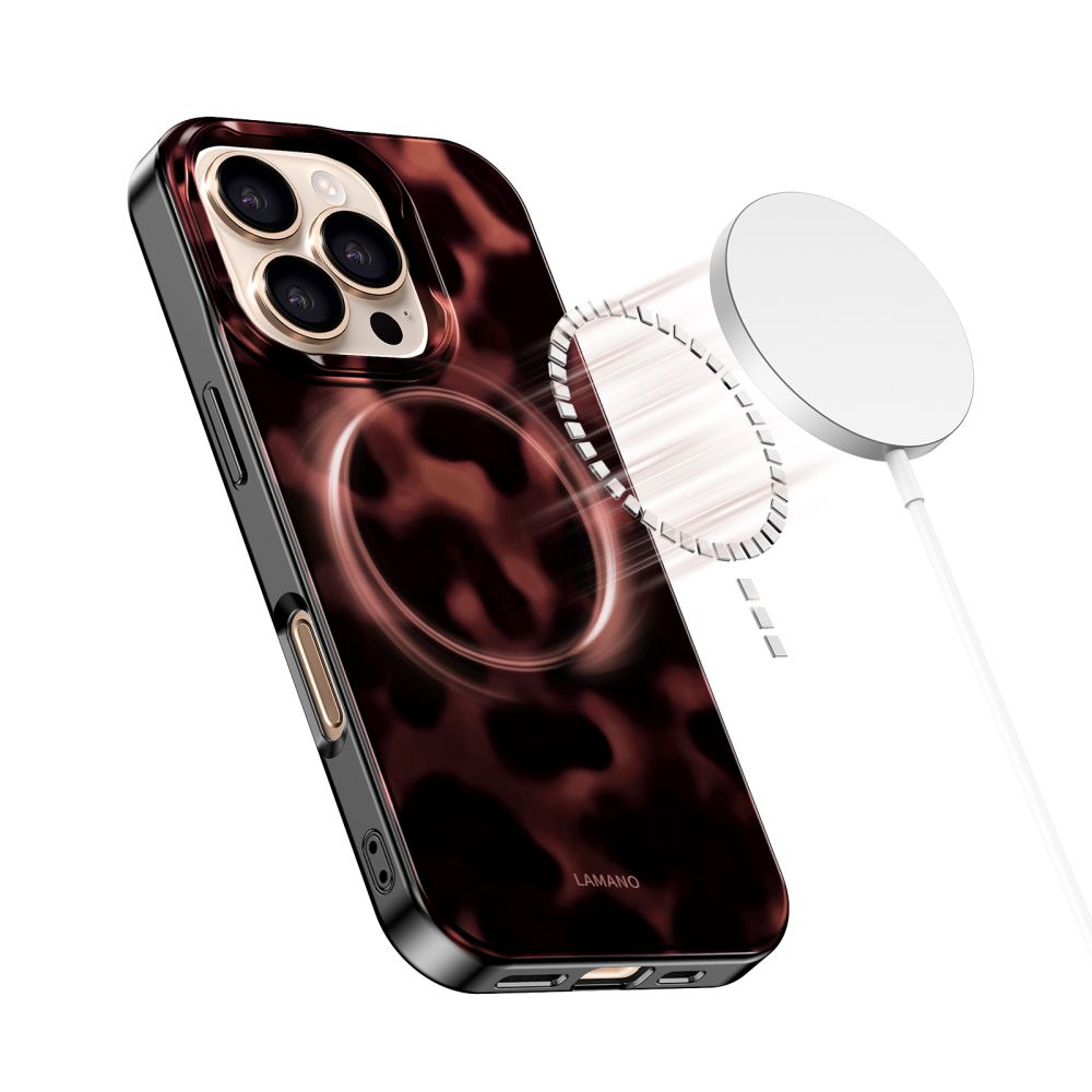 iTok webáruház - Tech-Protect Tech-Protect Lamano MagSafe tok iPhone 16 Pro készülékhez (fekete-piros) 5 Tech-Protect Lamano MagSafe case for iPhone 16 Pro (fekete-piros)